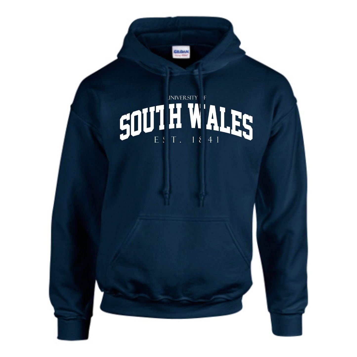 Arched Print Hoodie