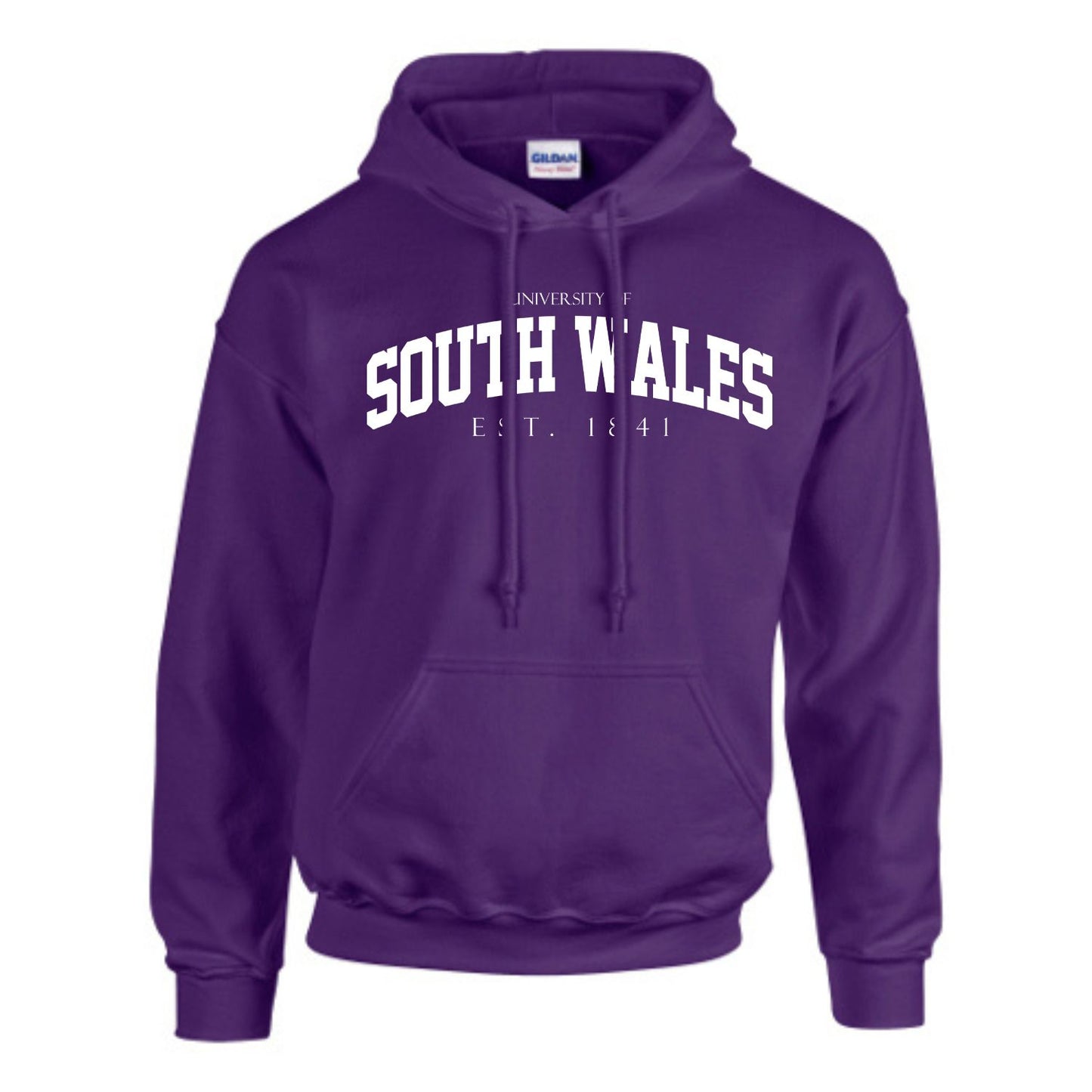 Arched Print Hoodie