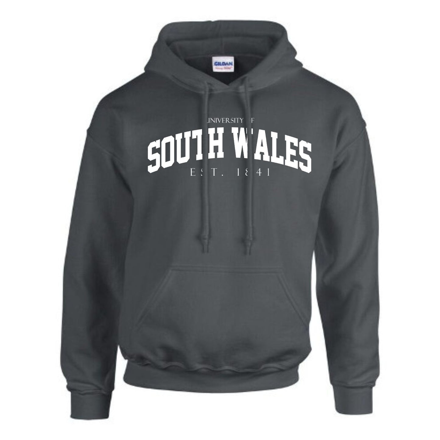 Arched Print Hoodie