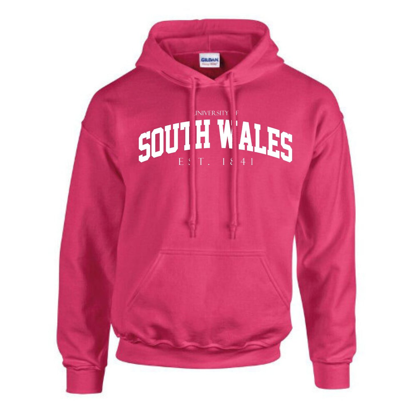 Arched Print Hoodie
