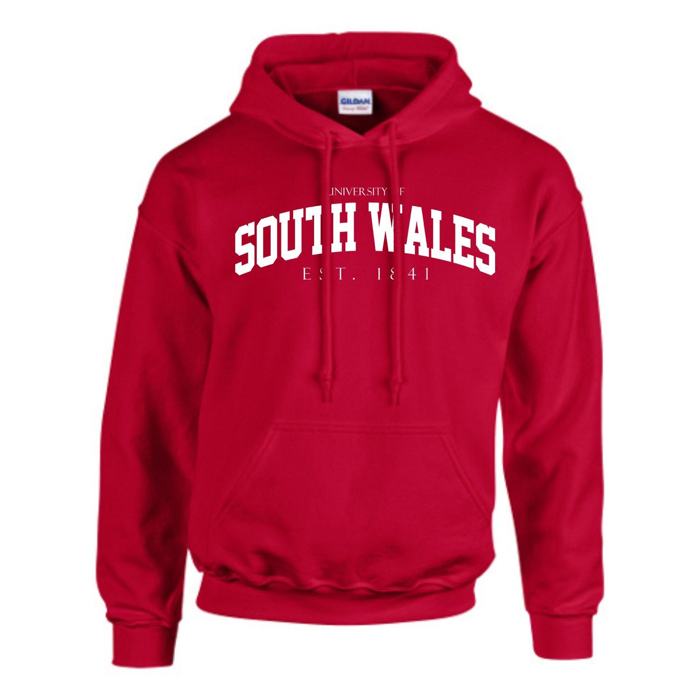 Arched Print Hoodie
