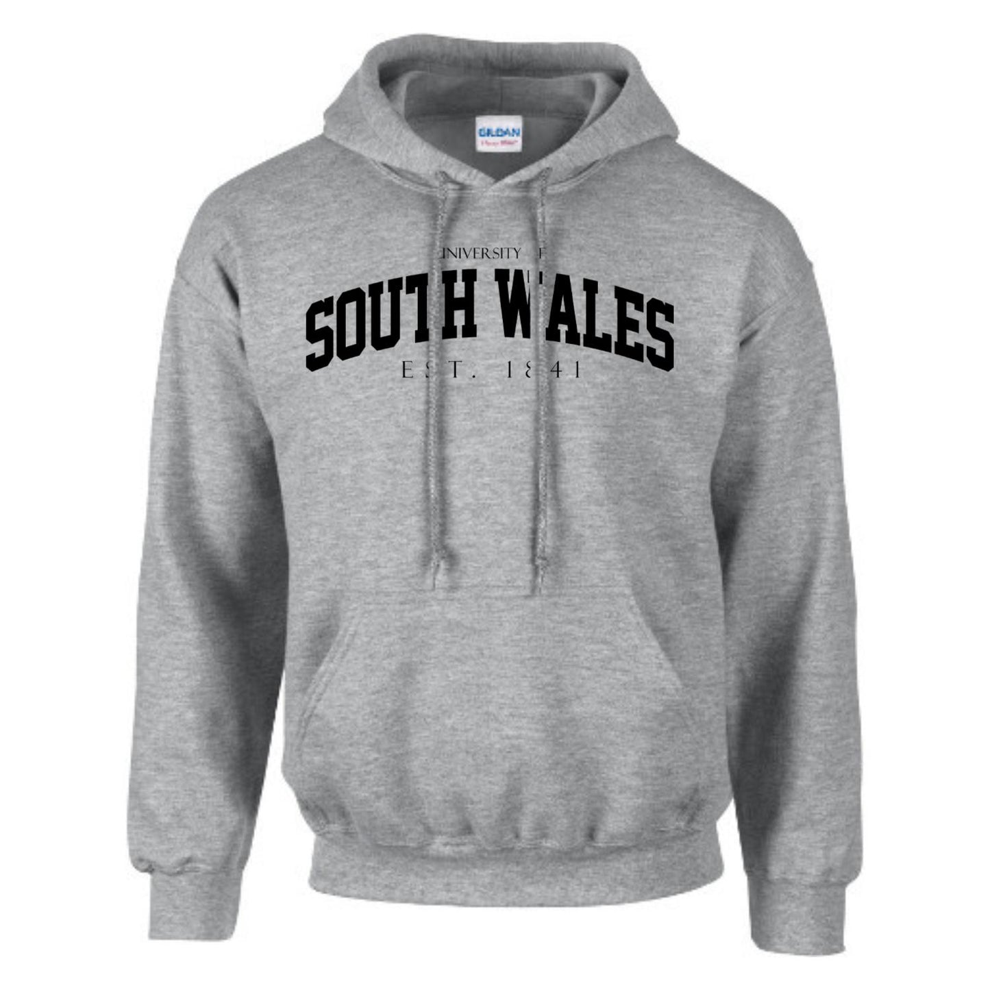 Arched Print Hoodie
