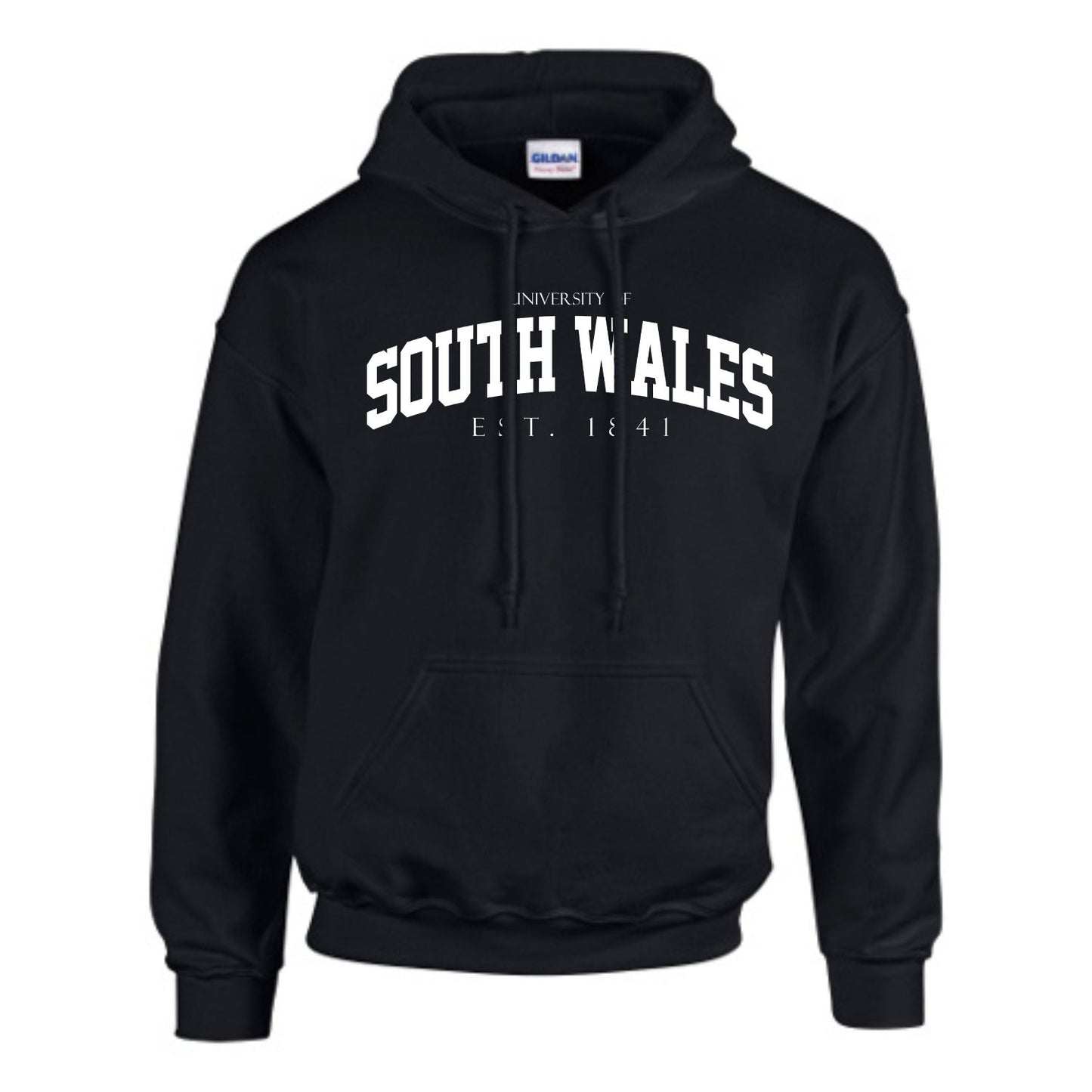 Arched Print Hoodie
