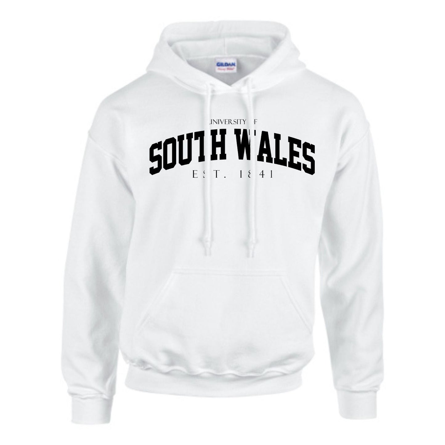 Arched Print Hoodie