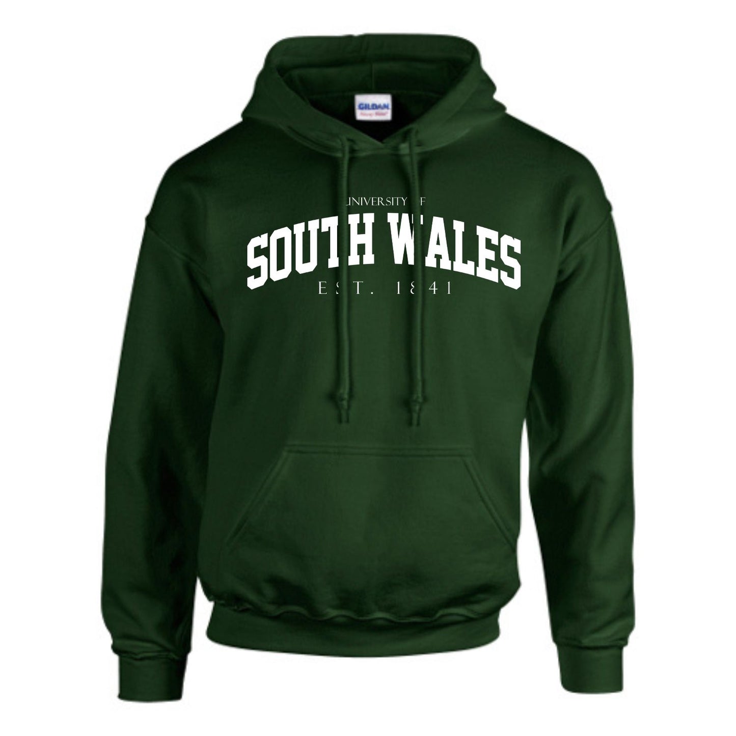 Arched Print Hoodie