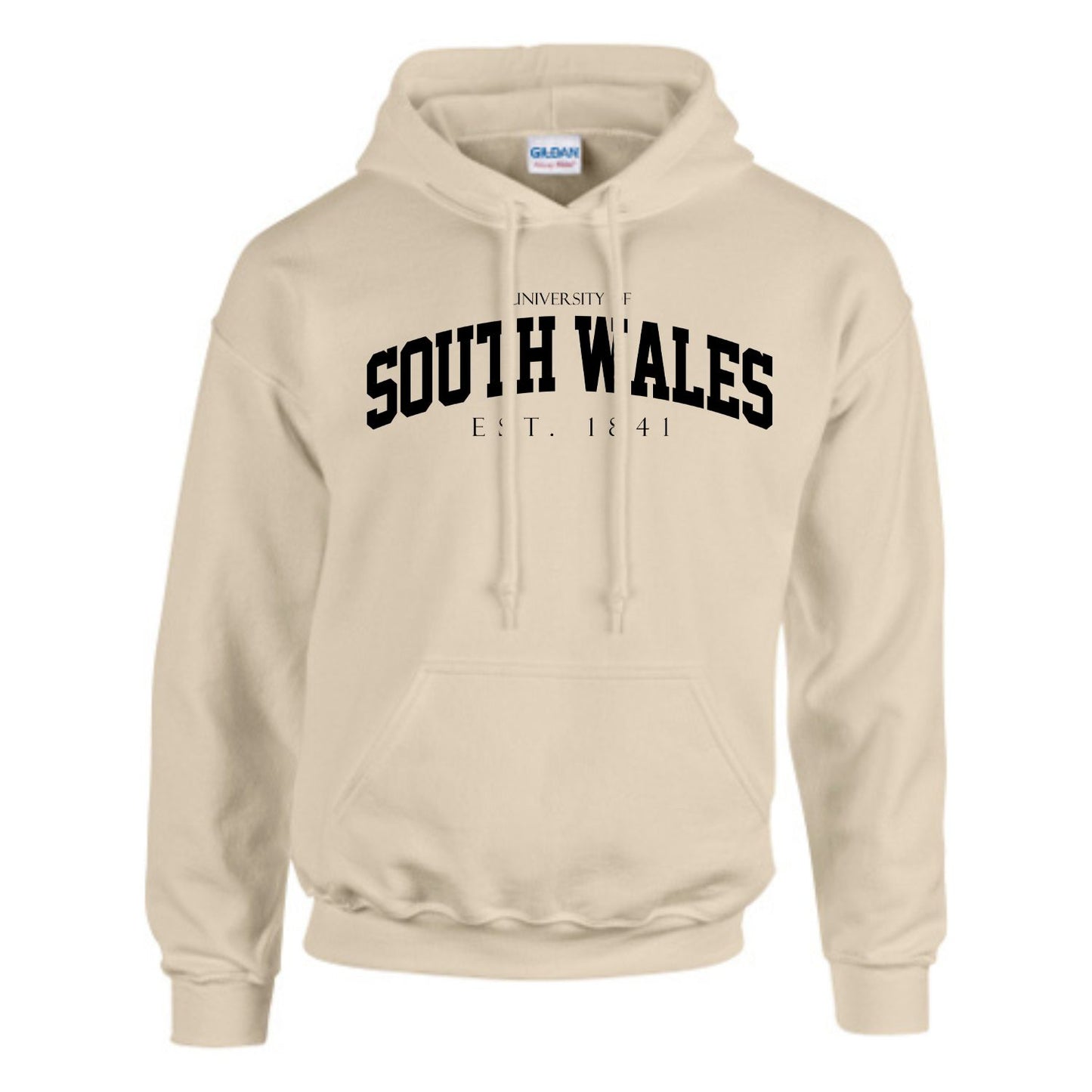 Arched Print Hoodie