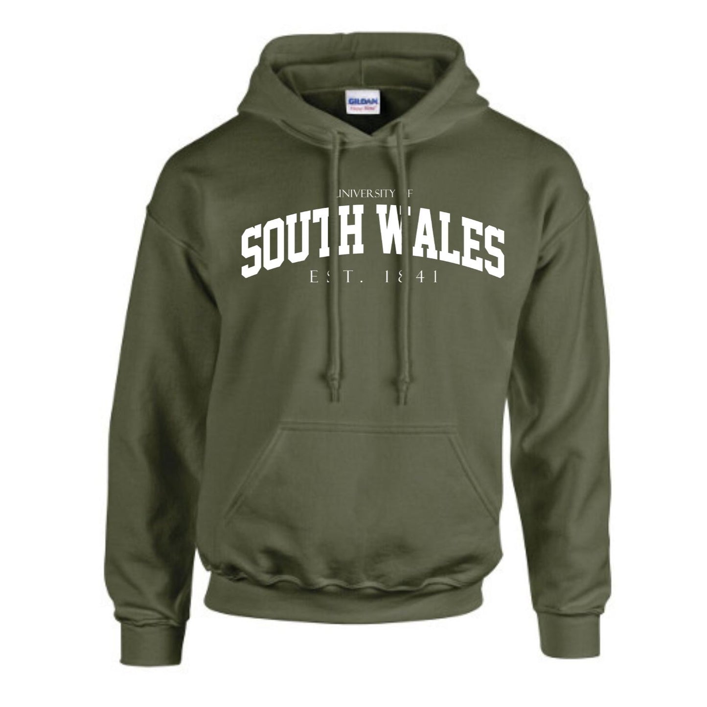 Arched Print Hoodie